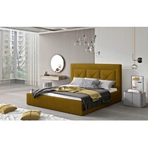 Čalouněná postel Cloe 200x200 s úložným prostorem