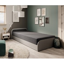 Čalouněná postel Parys 80x190 s úložným prostorem-levá