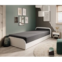 Čalouněná postel Parys 80x190 s úložným prostorem-pravá